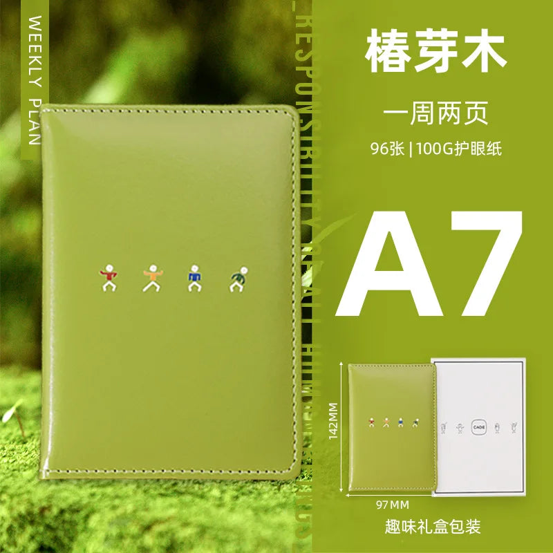 2026 NEW Stick Figure A7 Pocket Planner - Daily Habit Tracker & Productivity Journal for On-the-Go