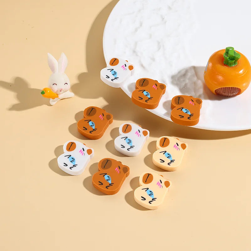Cute Little Capybara Eraser Cartoon Primary Office Supplies School Student Cross Border Stationery Gifts and Prizes Wipe Clean