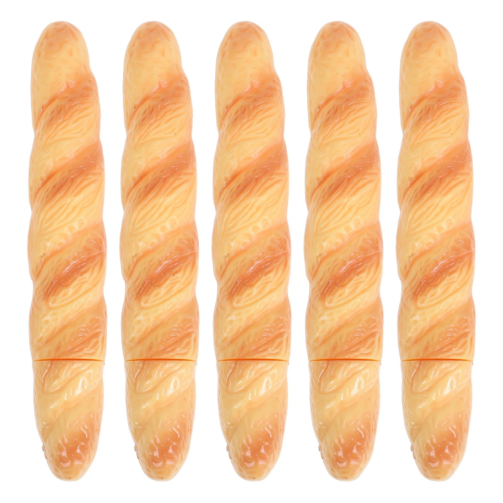 5pcs Simulation Loaf Bread Ballpoint Pen Novelty Food Shaped Writing Pen Funny Stationery Supplies For Office School Classroom
