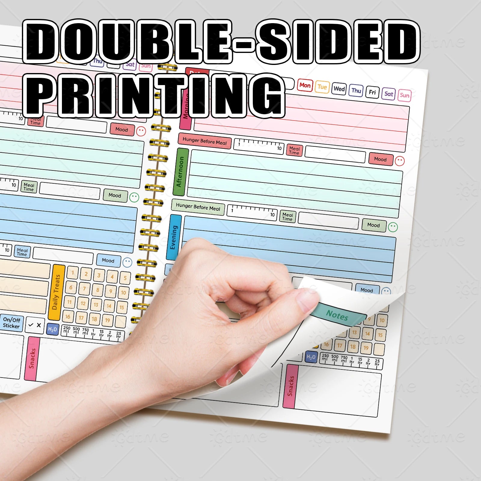 A5 weight loss tracker journal, fitness planning diary, suitable for tracking your fitness journey, the perfect gift for friends