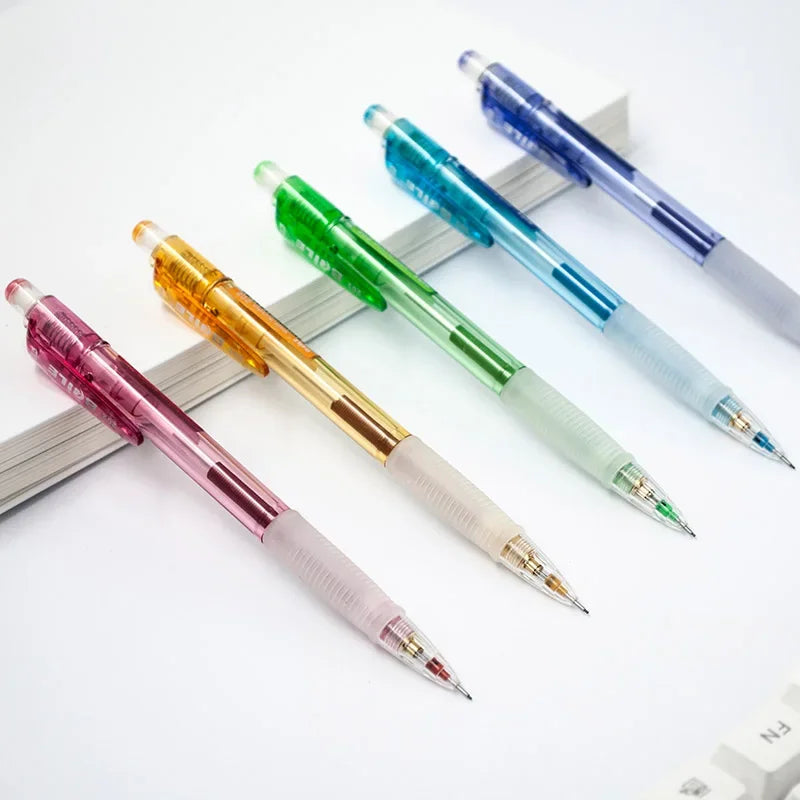 Popular Creative 3 Pieces/set 0.5/0.7mm 2B Color Mechanical Pencil with Eraser Students Painting and Writing School Stationery